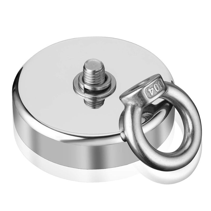 Wukong Super starker Neodym Magnet Set 250 kg Pull Force Durchmesser 75 mm Powerful Round Magnet mit