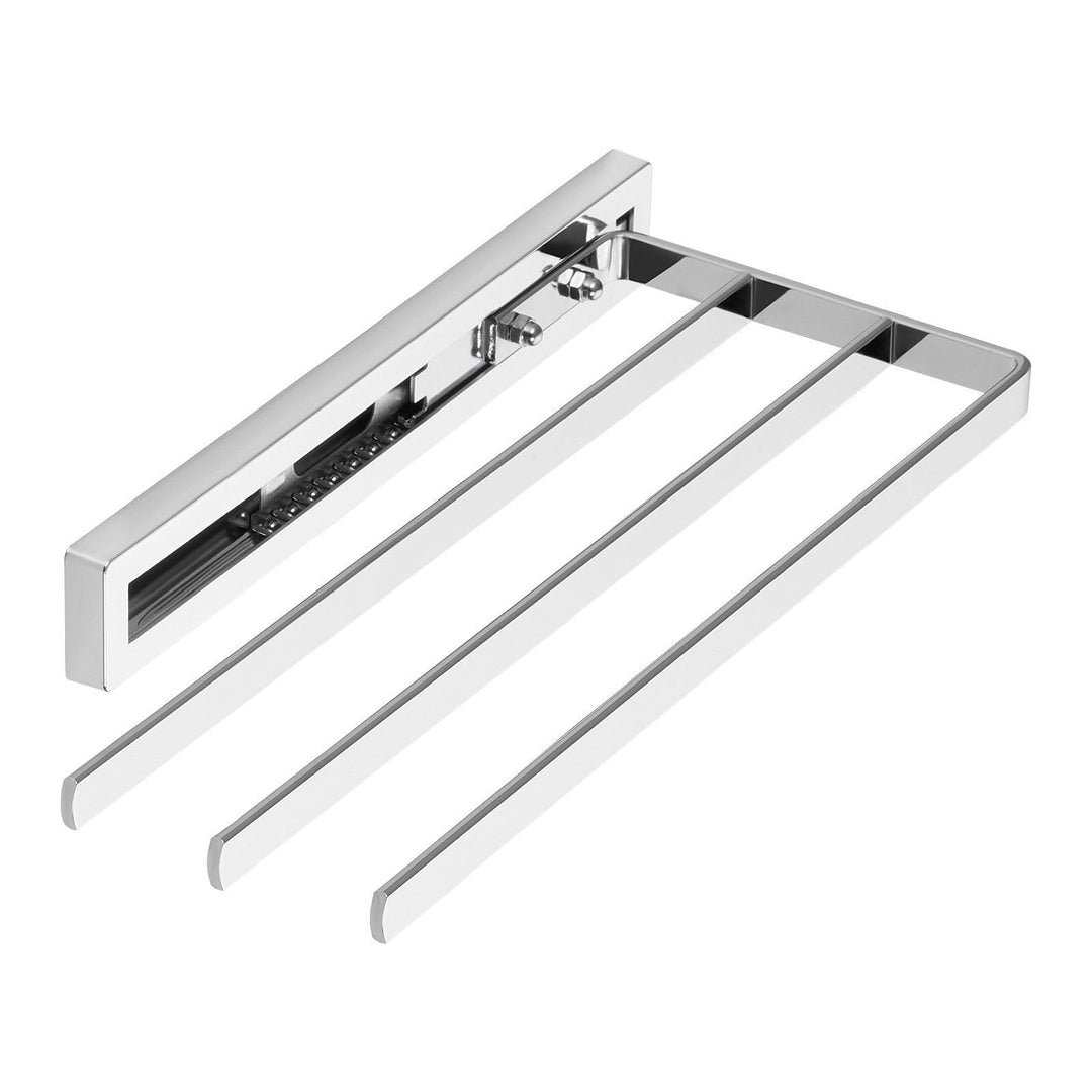 SOTECH Handtuchauszug Style 3-armig Chrom poliert 325 mm Auszugsweg 145 mm Handtuchhalter für Seiten