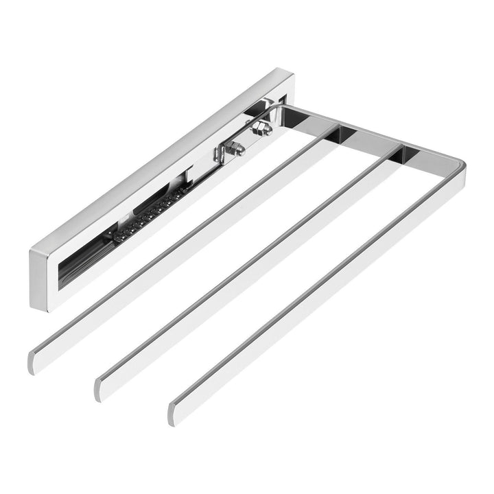 SOTECH Handtuchauszug Style 3-armig Chrom poliert 325 mm Auszugsweg 145 mm Handtuchhalter für Seiten