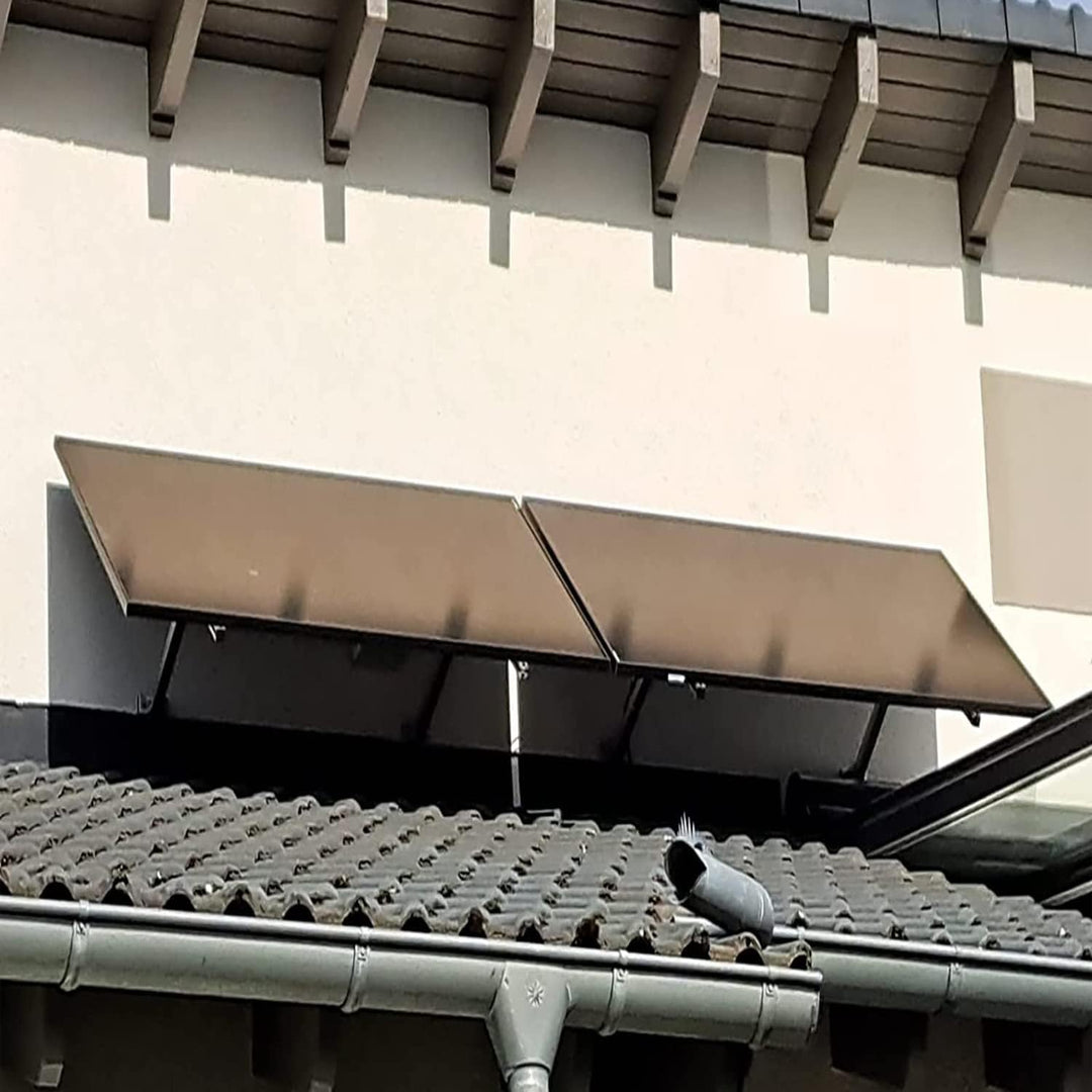 Solarmodule Montageset Aufständerung 0°-60° Verstellbare Neigungshalterungen, Solarmodul Halterung 5