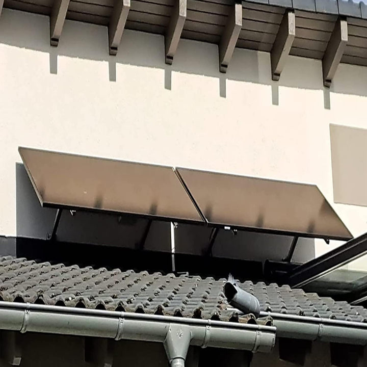 Solarmodule Montageset Aufständerung 0°-60° Verstellbare Neigungshalterungen, Solarmodul Halterung 5