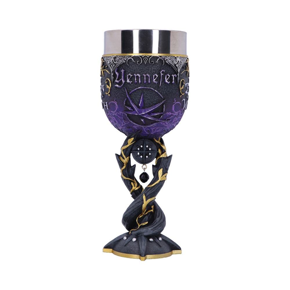 Nemesis Now Krug Kanne Offizielles Lizenzprodukt The Witcher Yennefer Kelch, 19,5 cm, Schwarz