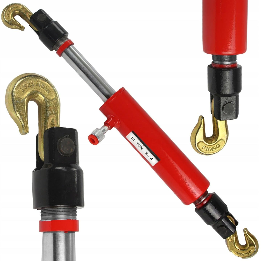 RESSER Hydraulischer Richtsatz Karosseriepresse 10T Druckzylinder Ausbeulwerkzeug für Karosserie