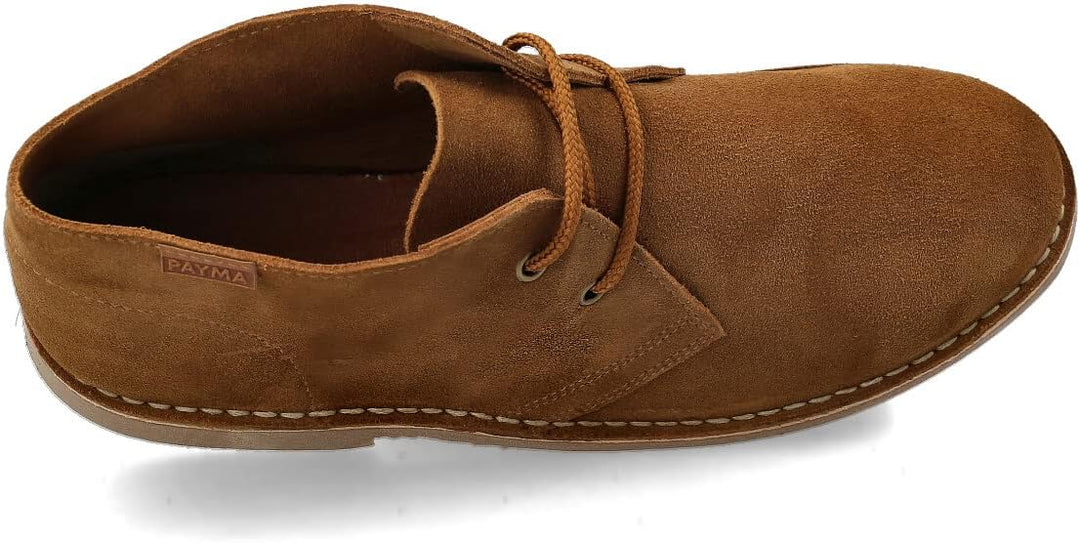PAYMA - Safari Desert Boot aus WildLeder für Damen und Herren. Schuhe aus Spanien. Chukka Stiefelett