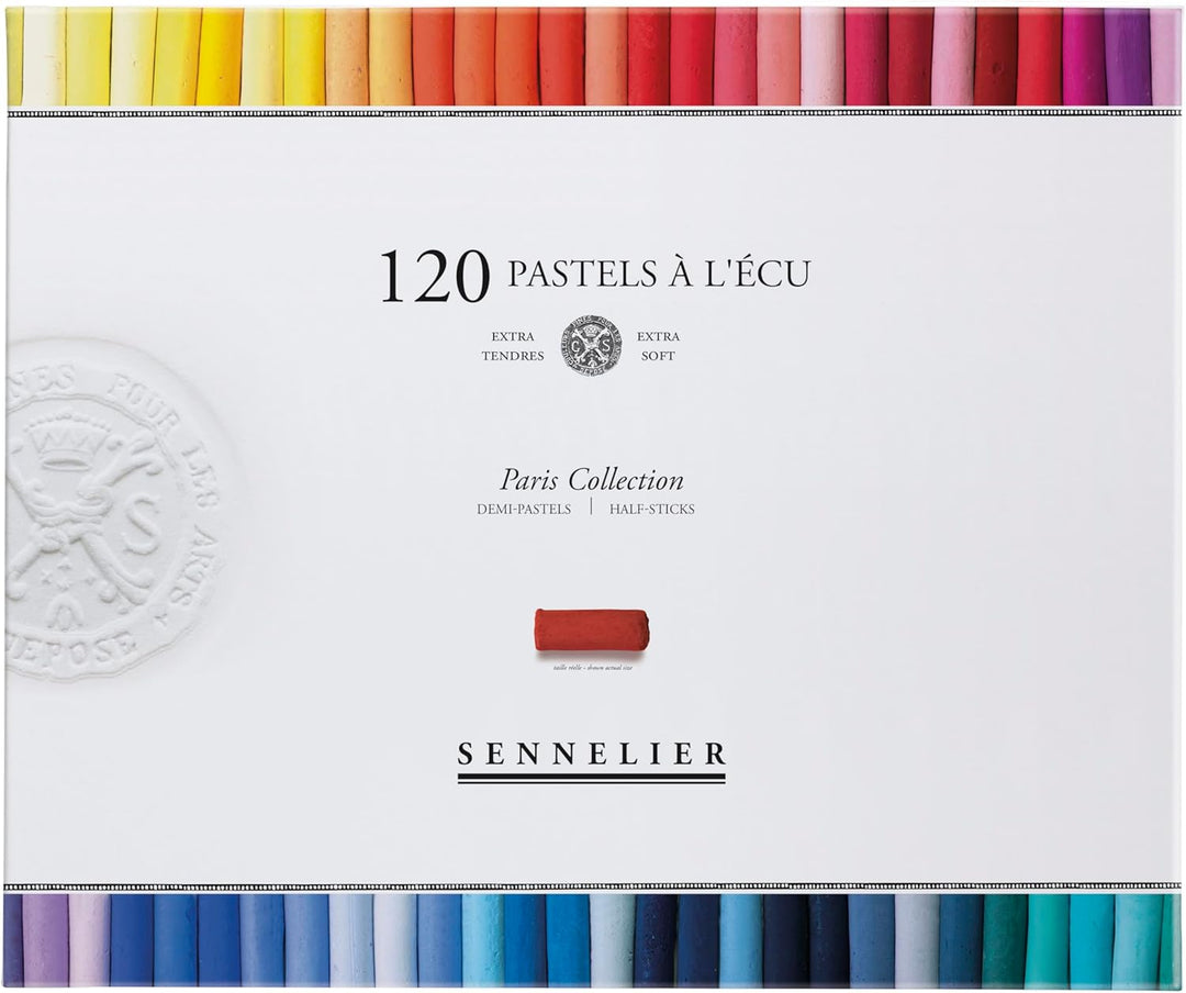 Sennelier Pastels Soft Half ST 120/PKG, mehrfarbig, 120 Stück (1 Stück) 120 stück (1er Pack) mehrfar