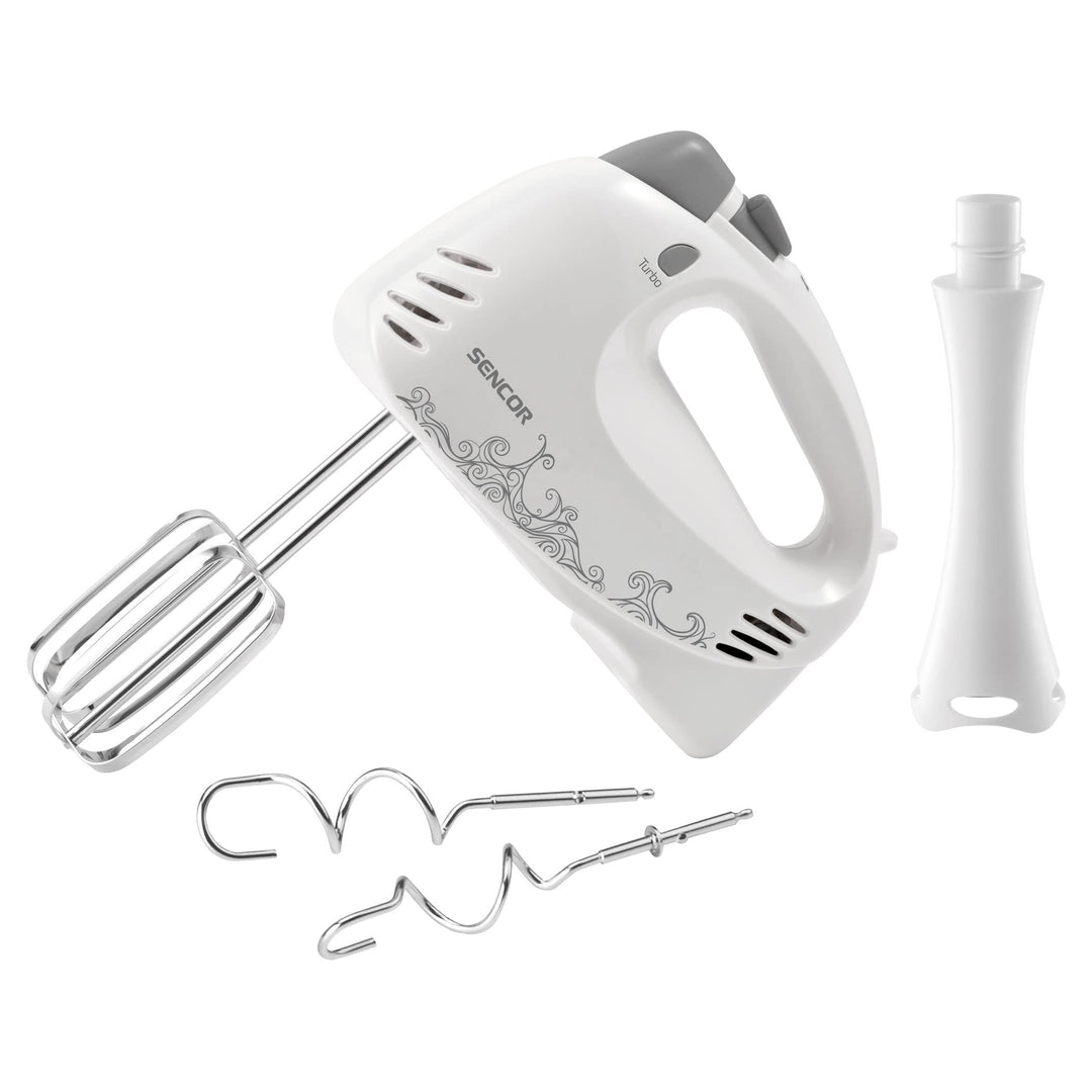 Turbo Pulse Level Handmixer für maximale Leistung, 400 W, Weiss