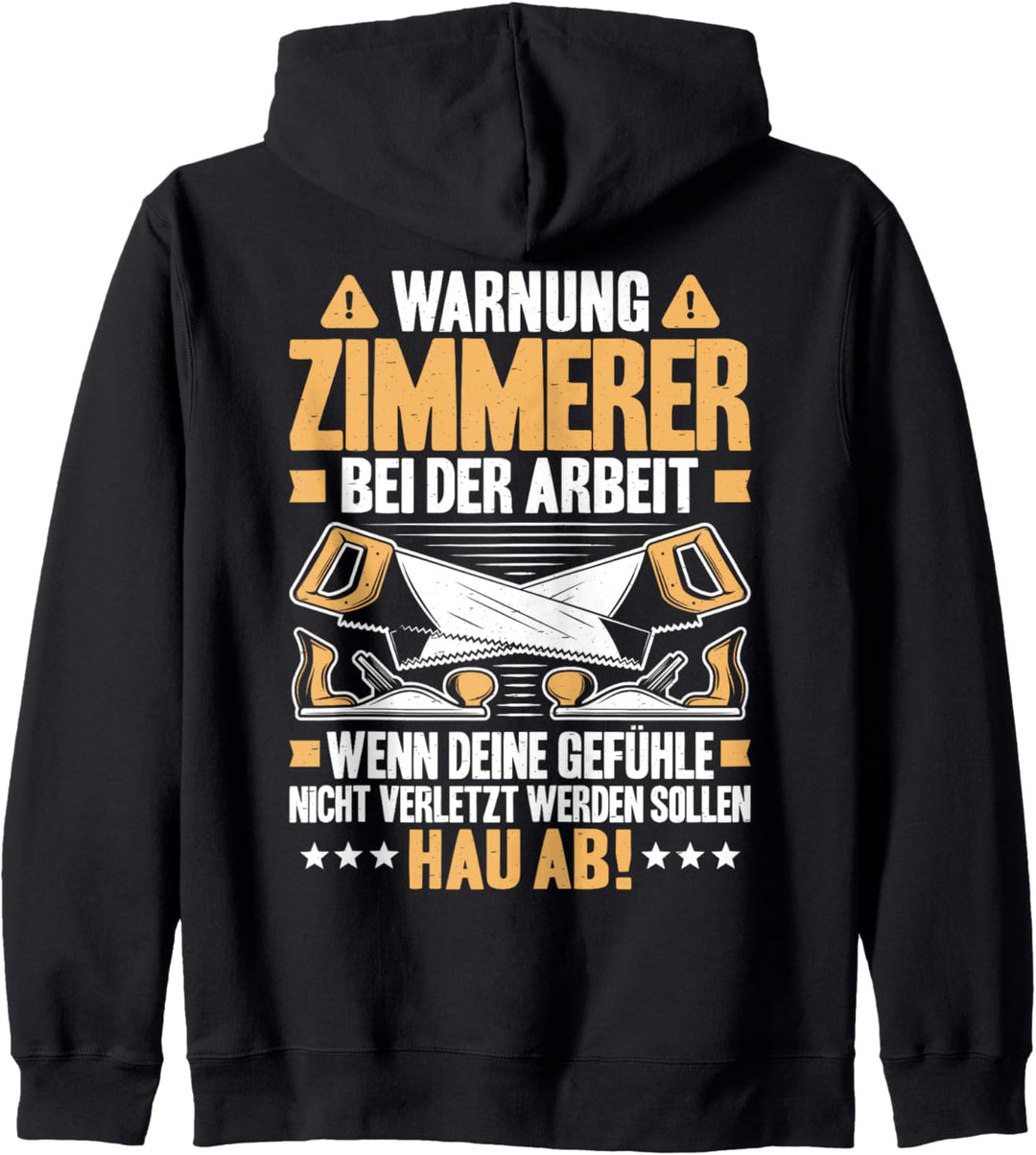Zimmermann Bei der Arbeit Zimmerer Kapuzenjacke