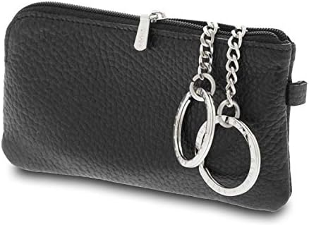 GIUDI ® - Schlüsselanhänger mit Ringen aus Kalbsleder echtes Leder
