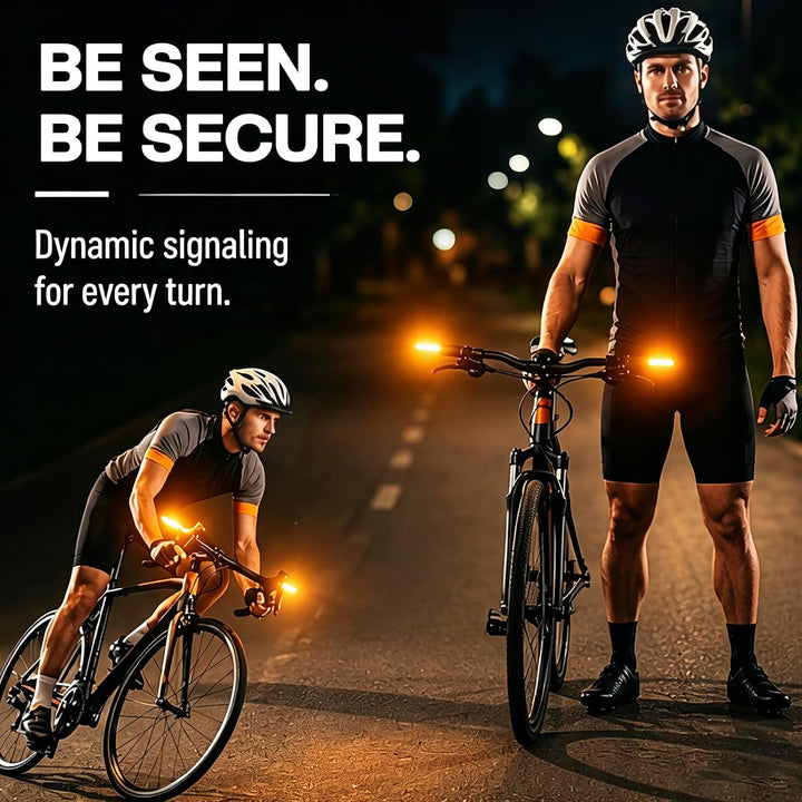 LED Blinker E Scooter Nachrüstset, wiederaufladbare Fahrrad Blinker für E Scooter, wasserdichtes Sco