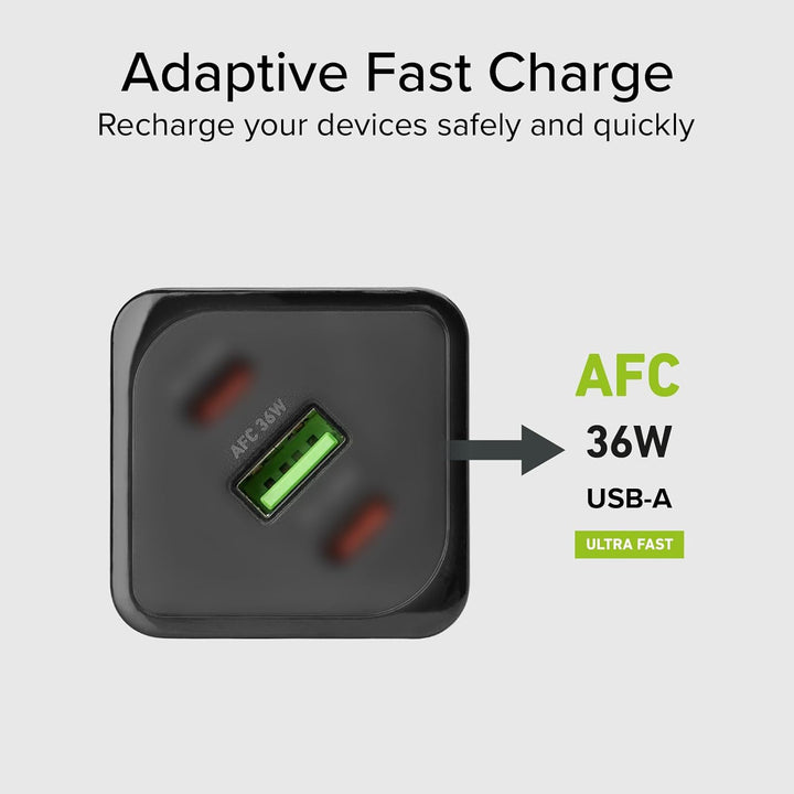 SBS Mehrport-Ladegerät 100W, 2 USB-C-Anschlüsse, 1 USB-A-Anschluss, GaN, Power Delivery, kompakt, id