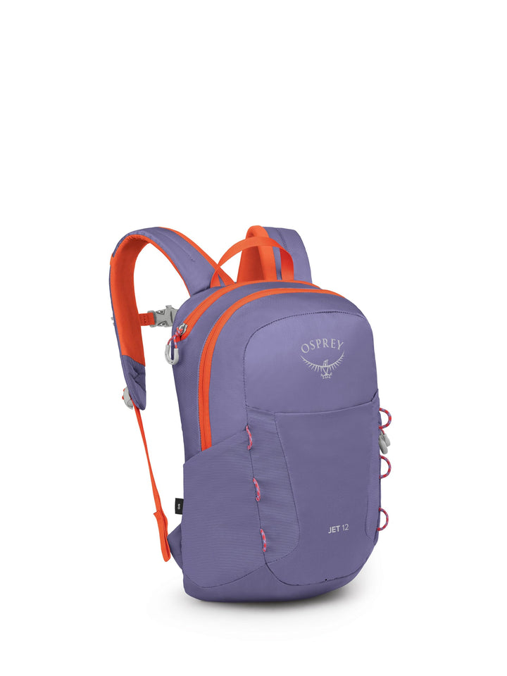 Osprey Unisex Kinder Jet Kinder Rucksack Backpack (1er Pack) O/S - Fassungsvermögen 12L Euphoria Pur