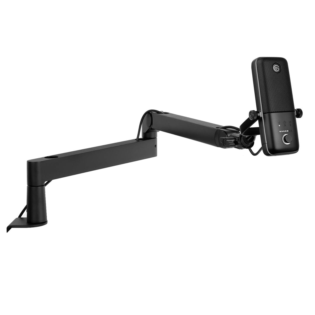 Elgato Wave:3 Mikrofon Mit Mic Arm Low Profile, Voll Einstellbar Mit Kabelkanal, Ideal Für Podcasts,