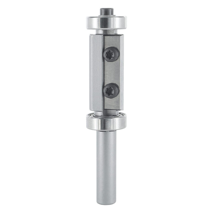 ENT 20406 Wendeplatten Bündigfräser HW, Schaft (S) 8 mm, Durchmesser (D) 16 mm, NL 30 mm, mit Kugell