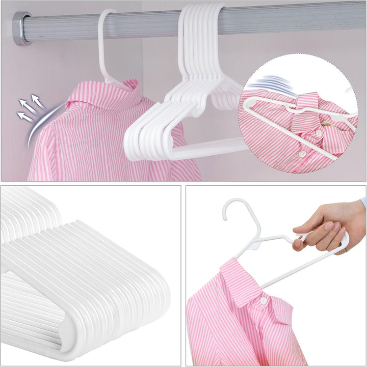 SONGMICS 30 Stück Kinder Kleiderbügel, für Babyklamotten/Babykleidung/Kinderkleidung, Premium-Qualit