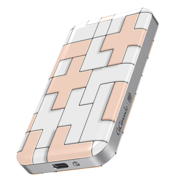 GiGimundo Portable SSD 512GB, USB3.2 Gen2×2 Extrene Portable SSD 20Gbps, Bis zu 2.000 MB/s USBC Exte