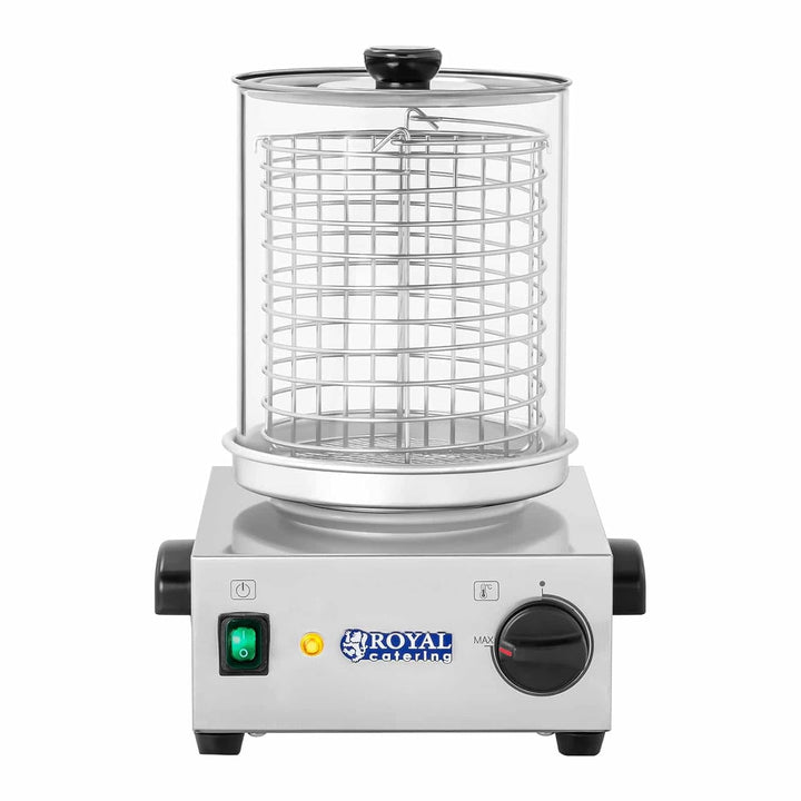 Royal Catering Hot Dog Maschine Gastro Hot-Dog Maker Professionell RCHW 800 (Leistung 800 Watt, Temp