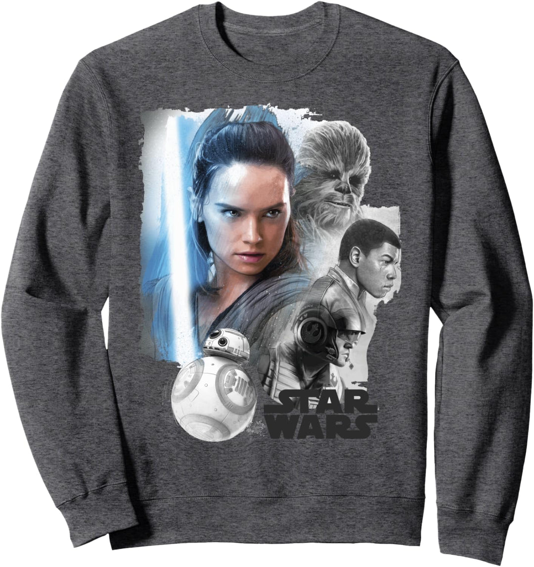 Star Wars Last Jedi Rey & the Team Are Ready C1 Sweatshirt