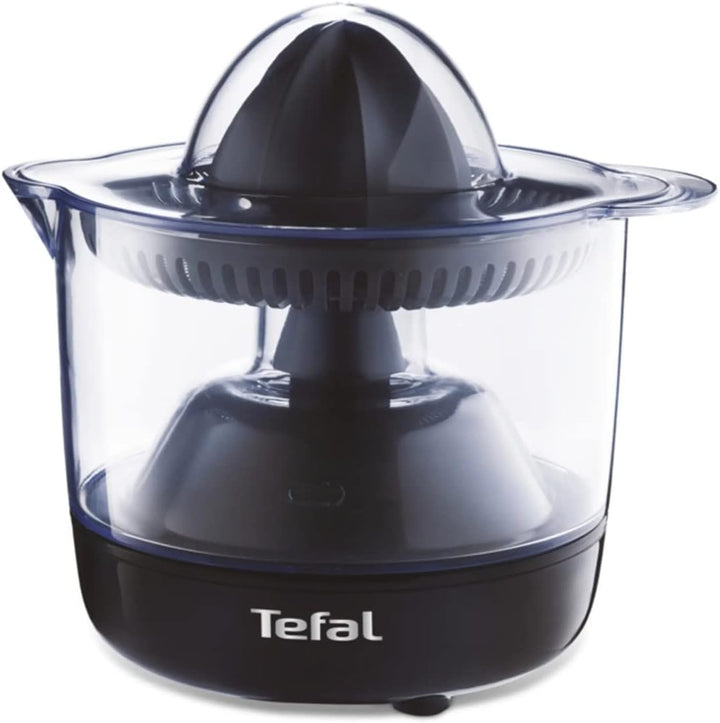 Tefal Citrus Press Equinox ZP12E8 Zitruspresse, Schwarz, 25 W, grosses Fassungsvermögen von 450 ml,