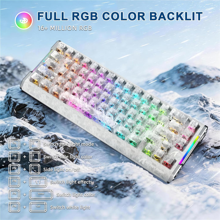 ATTACK SHARK R68HE 8kHz Forged Carbon&CNC-Aluminium Rapid Trigger Magnetisch Kabelgebunden Gaming-Ta