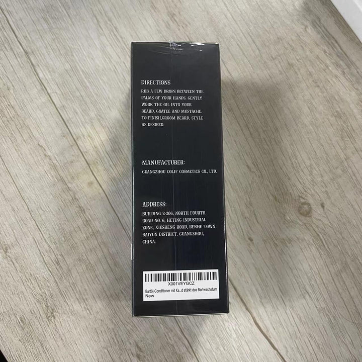 Bartöl-Conditioner mit Kamm, natürlicher Bart-Conditioner mit süssem Orangenduft – macht den Bart we