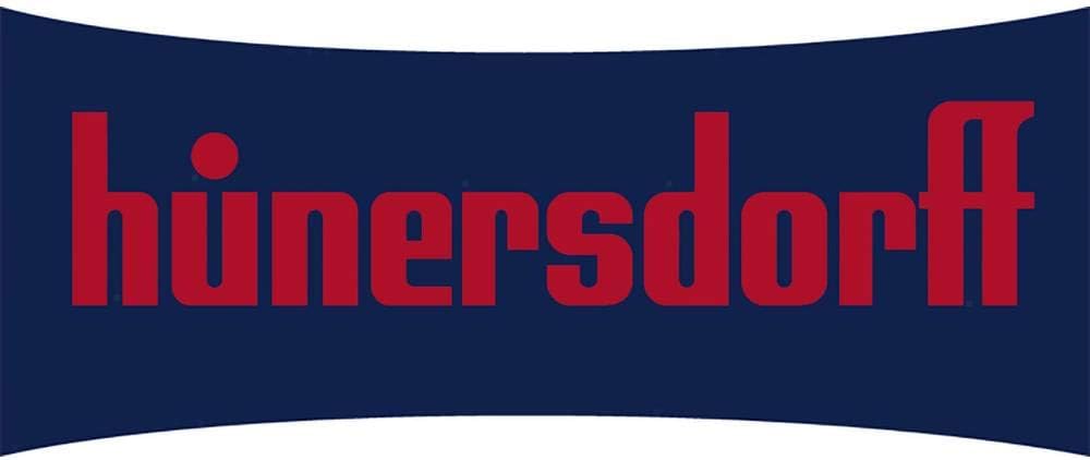 hünersdorff 656820 Sichtboxen-Set, 2 x Kunststoffschiene, 5 x Grösse 1, 5 x Grösse 2 blau-rot Rot/Bl