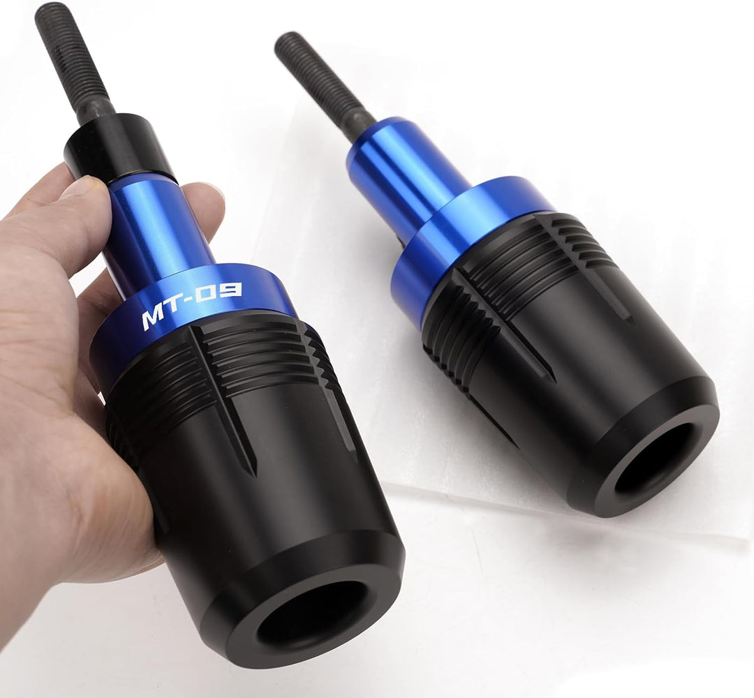 Motorrad Sturzpads Rahmen Schieber Sturzschutz Für MT09 TRACER9GT 2023 MT-09 SP 2021 2022 (Blau), Bl