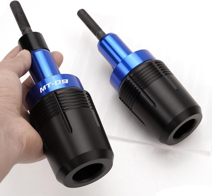 Motorrad Sturzpads Rahmen Schieber Sturzschutz Für MT09 TRACER9GT 2023 MT-09 SP 2021 2022 (Blau), Bl