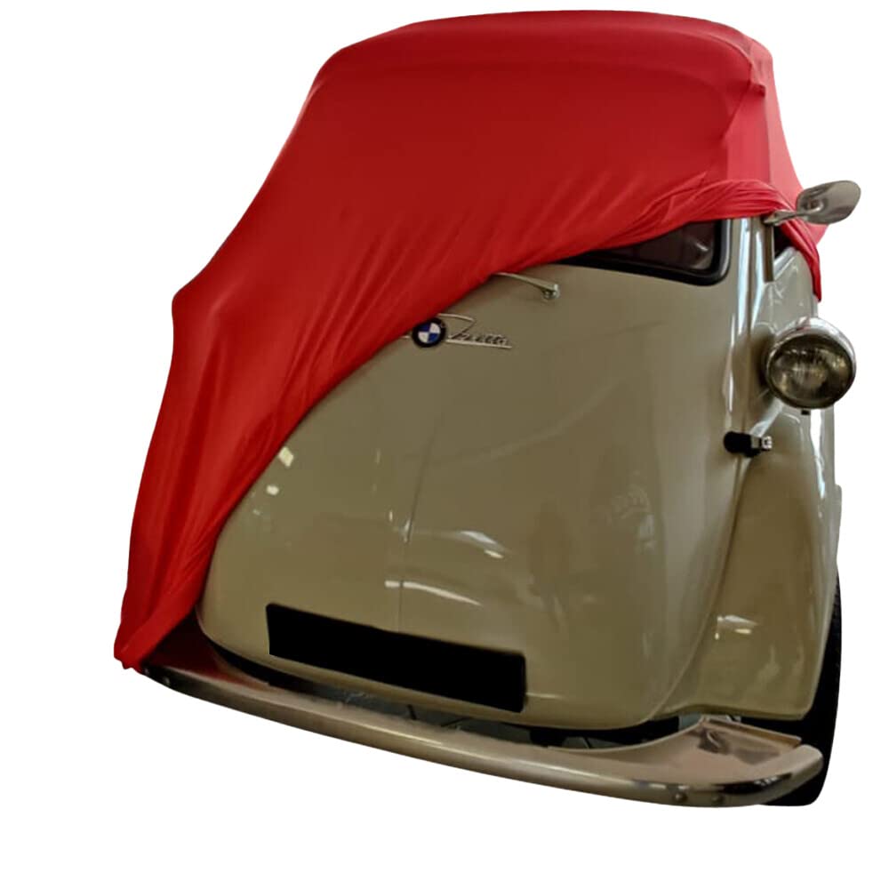 Indoor Autoabdeckung kompatibel mit BMW 250/300 Isetta SUPER Soft Stretch