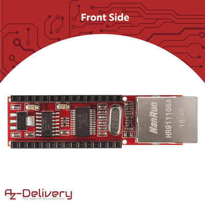 AZDelivery 5 x ENC28J60 Ethernet Shield kompatibel mit Arduino inklusive E-Book!, 5