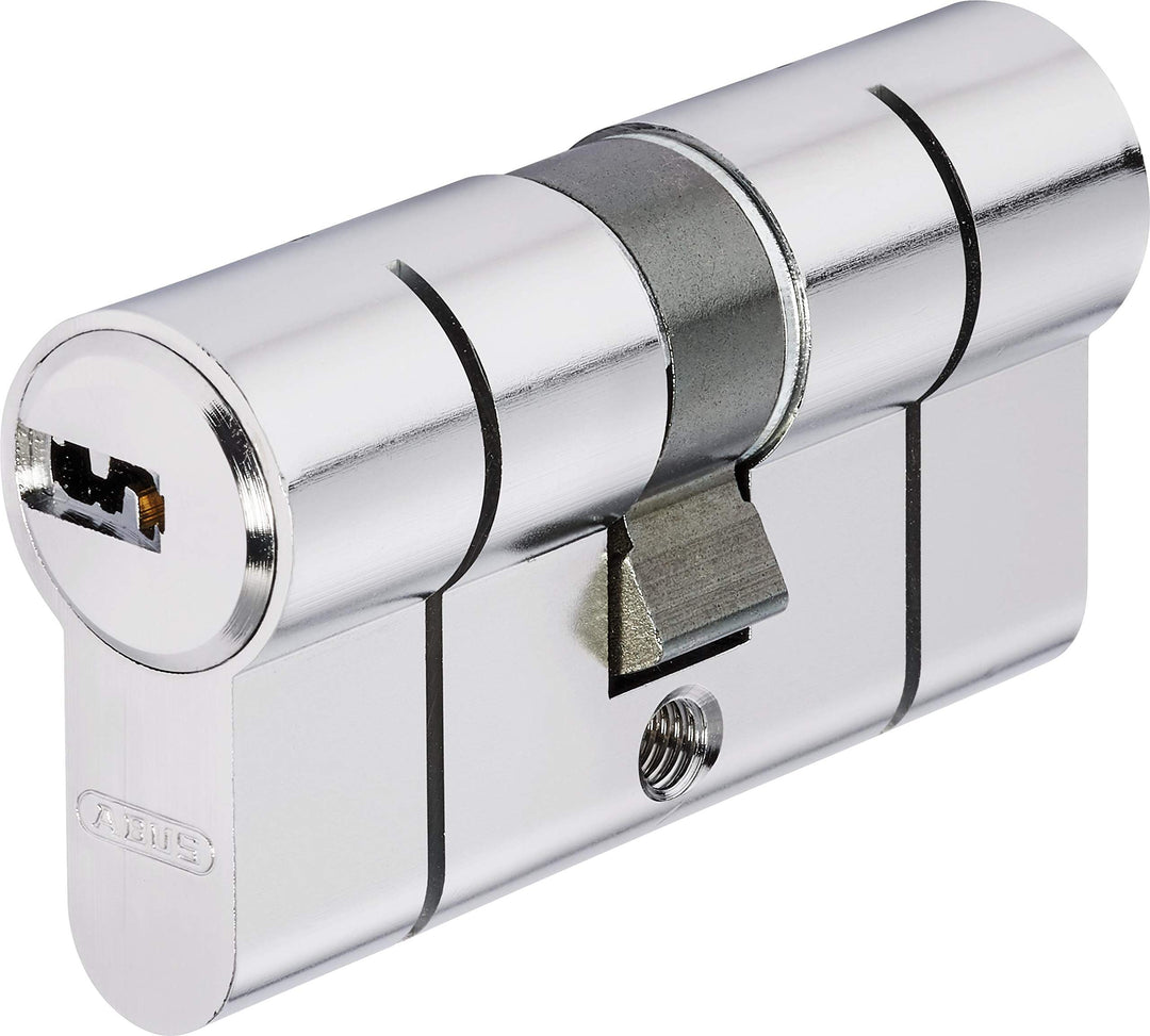 ABUS Zylinder D6PSN 45/50 BKN 45+50 Vernickeltes Messing, 45+50 Vernickeltes Messing