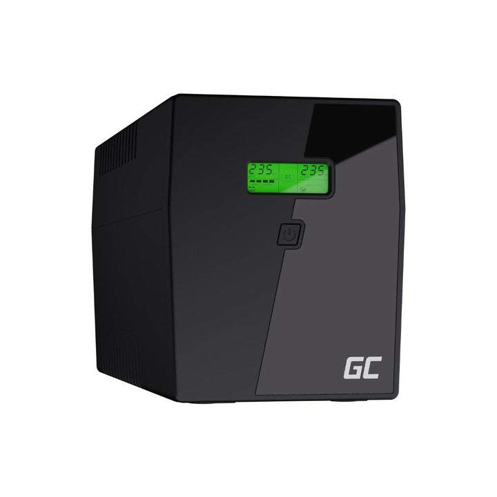 Green Cell 1500VA 900W Überspannungsschutz, schwarz, UPS04, Multicolor