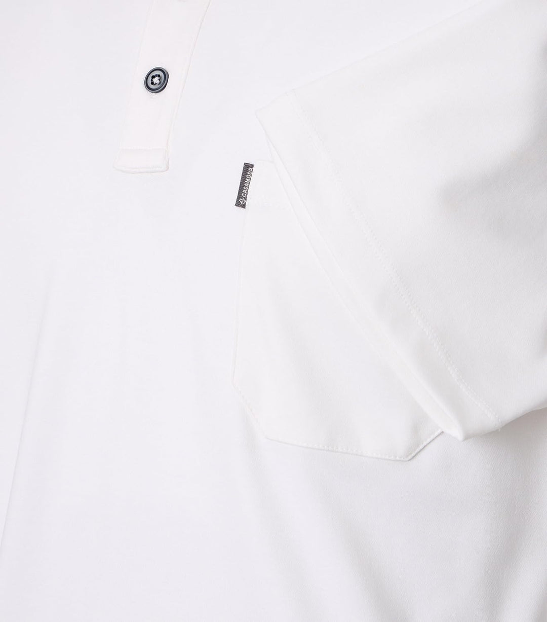 CASAMODA Polo-Shirt Uni S Weiss(000), S Weiß(000)