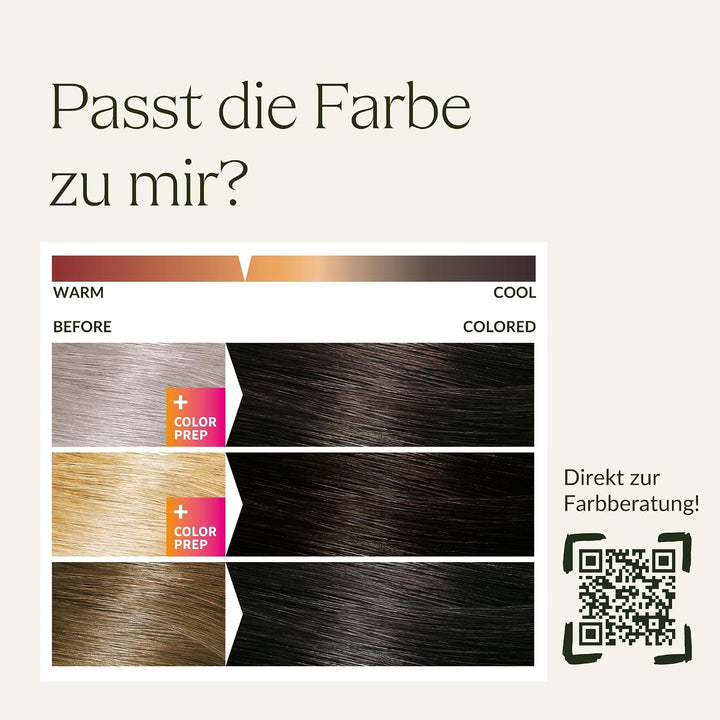 khadi REINES INDIGO Pflanzenhaarfarbe, Haarfarbe für geheimnisvolles Tiefschwarz bis zu schimmerndem