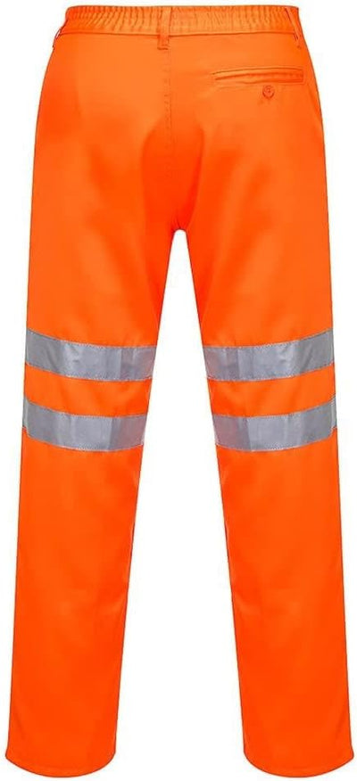 Portwest Warnschutz-Hose aus Polyester-Baumwolle RIS, Grösse: S, Farbe: Orange, RT45ORRS S Orange, S