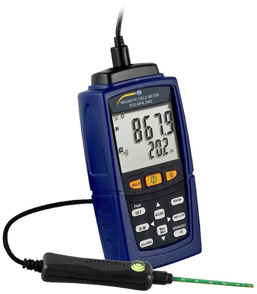Strahlenmessgerät PCE-MFM 3500 externer Sensor Messbereich bis 30.000 G Speicher 7000 Werte
