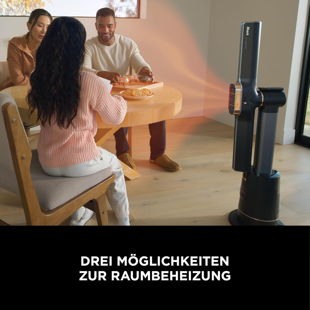 Shark TurboBlade Cool + Heat 2-in-1 Ventilator & Heizlüfter mit Thermo IQ, Fernbedienung & Oszillati