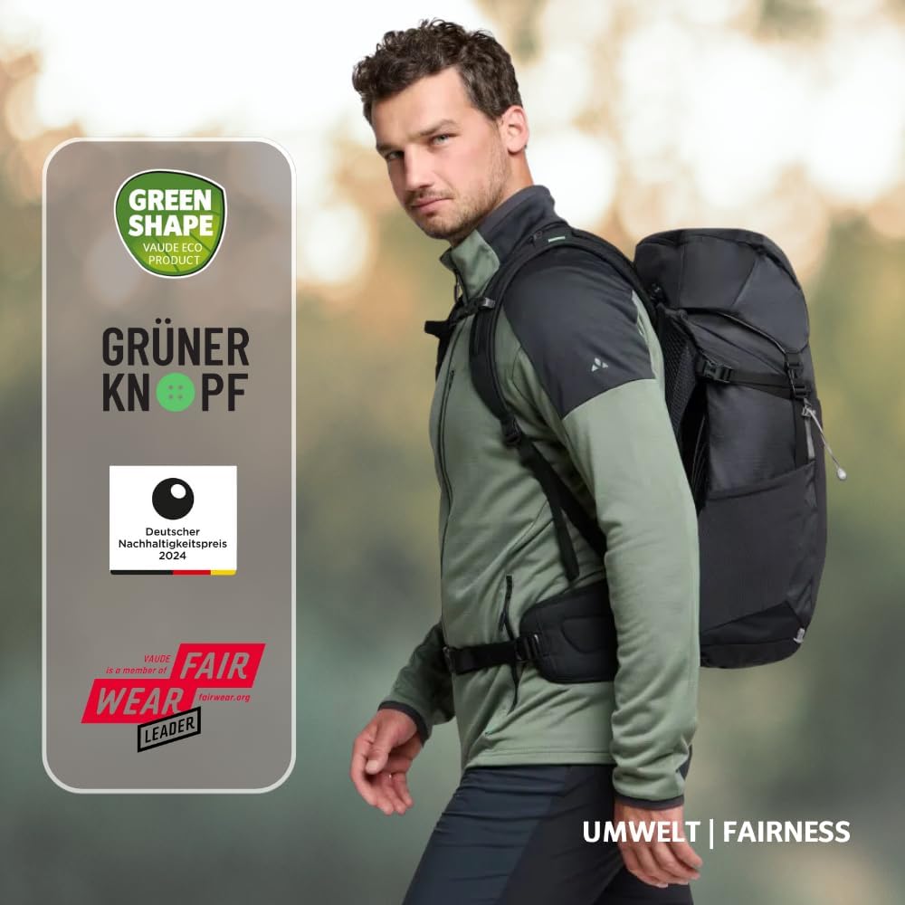 VAUDE Unisex Brenta 24 Rucksäcke (1er Pack) Einheitsgrösse Schwarz, Einheitsgrösse Schwarz