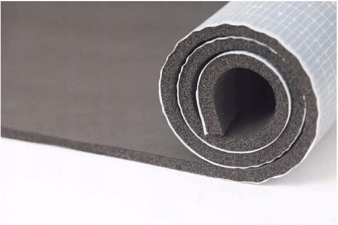 Kautschuk DÄMMATTE 25 x 50 cm Selbstklebend Schallschutz Platte Isolierung Motorhaube 3-50 mm (32 mm