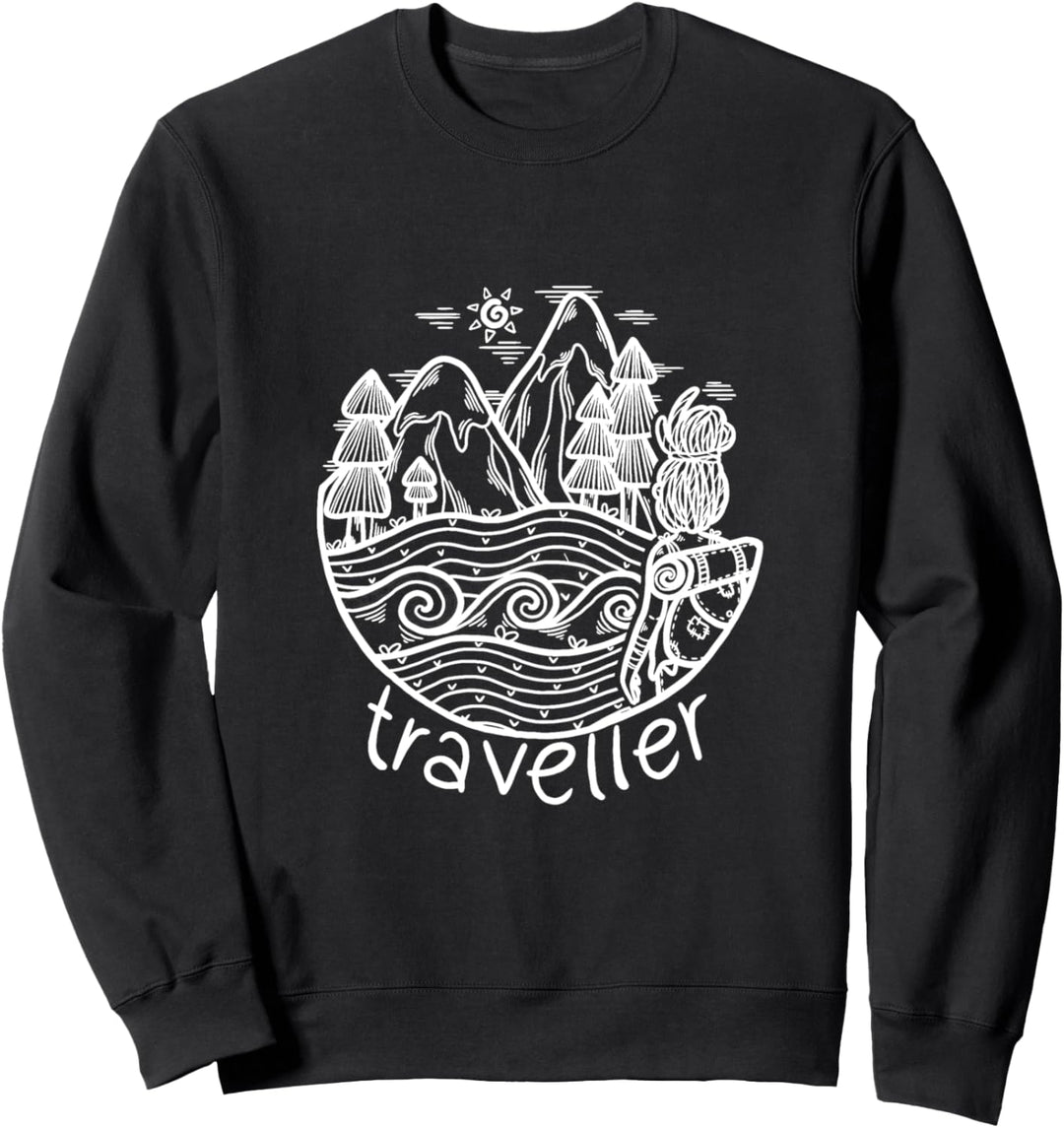 Reisender - Urlaub, Reisen, Backpacker Sweatshirt