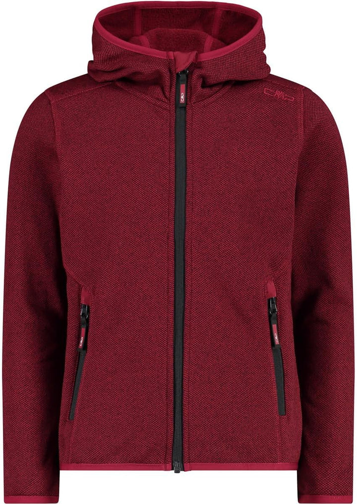 CMP Unisex Kinder Kid G-jacke mit Fester Kapuze fleecejacke (1er Pack) 176 Anemone-Anthrazit, 176 An