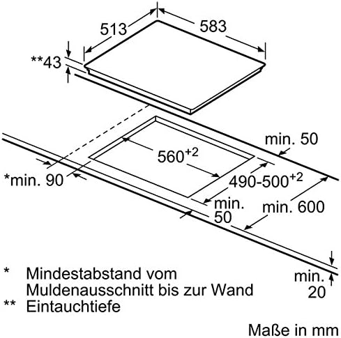 Siemens EF645BNN1E iQ300 Elektrokochfeld / 4 Heizelemente / 58.3 cm / Kindersicherung / Glaskeramik,
