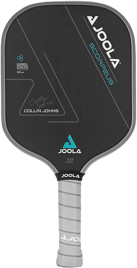 JOOLA Pickleball Schläger Scorpeus Hochwertiger Profi Paddel aus Carbon-USAPA Zertifiziert 40 x 20 c
