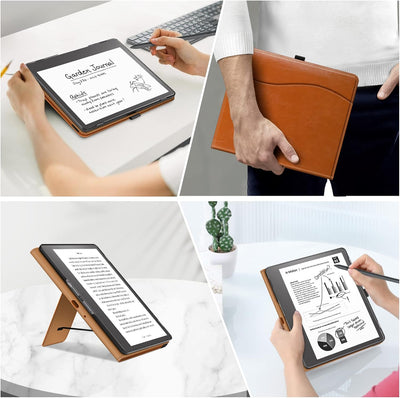 Fintie Hülle für Kindle Scribe (10,2-Zoll, 2022) - Kickstand Schutzhülle mit Kartenfach Stifthalter