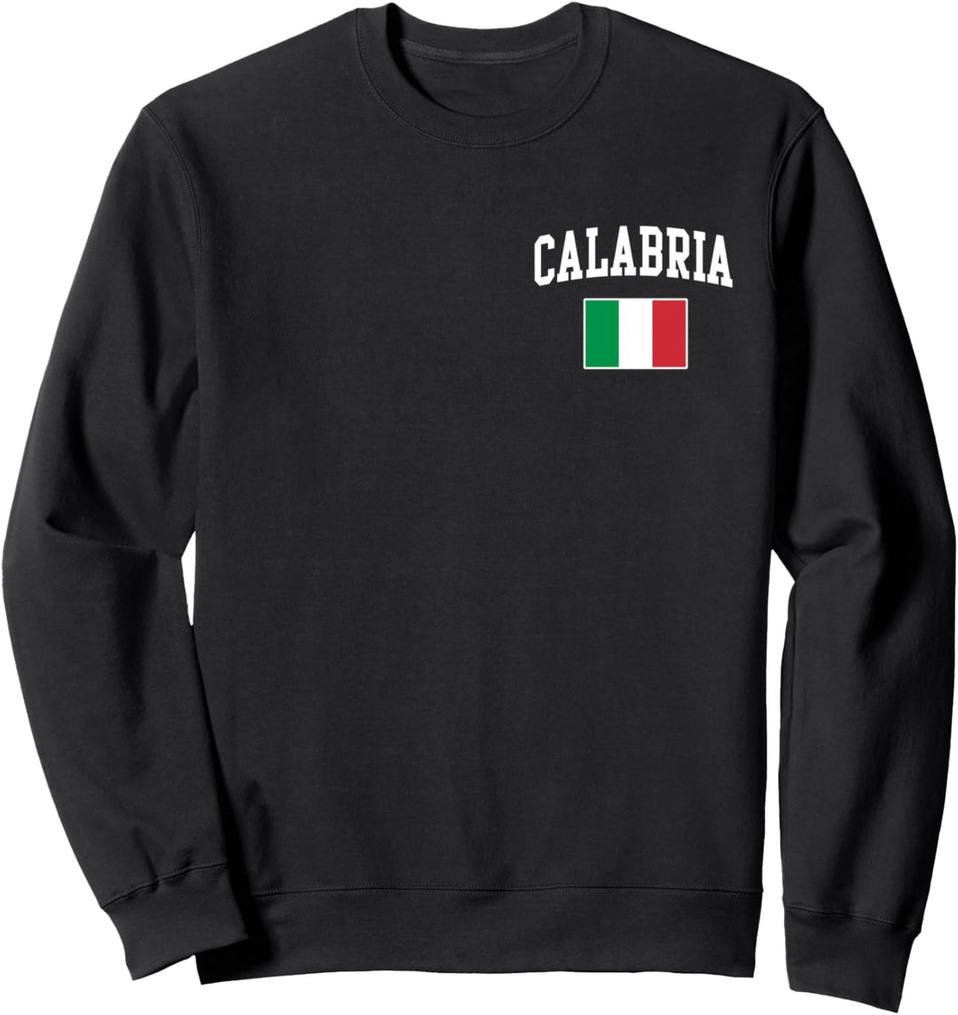 Italienische Flagge Kalabrien Italien Italien Sweatshirt