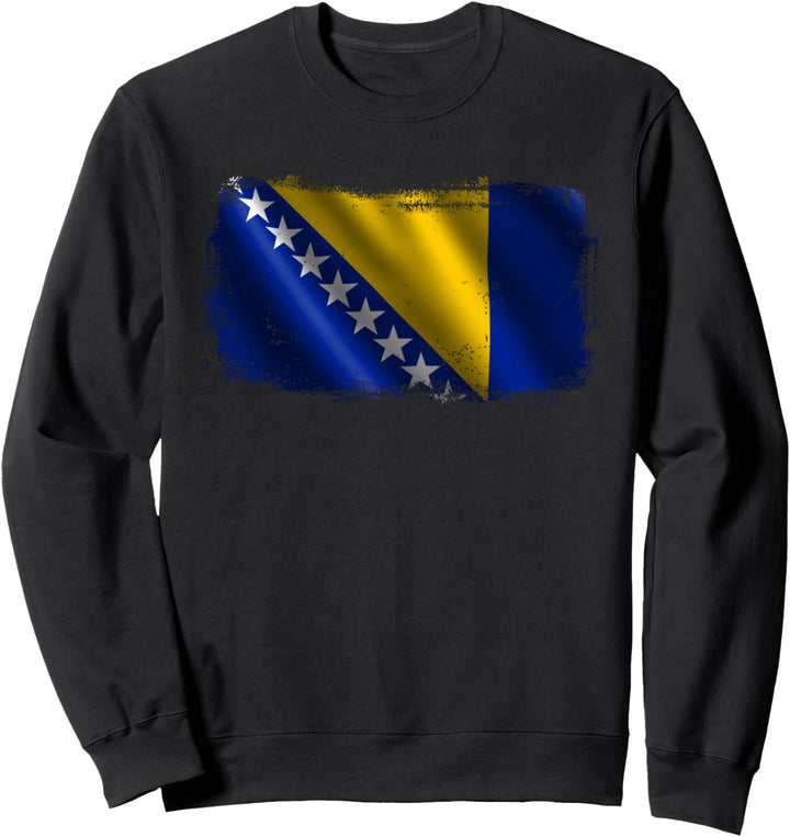 Nationalflagge von Bosnien und Herzegowina Sweatshirt