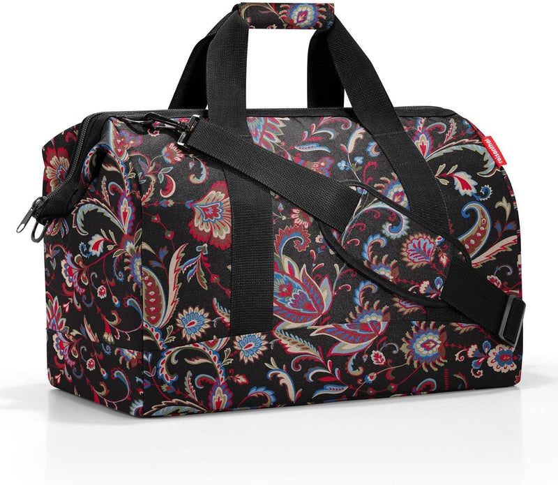 reisenthel Allrounder L Paisley Black – Vielfältige Doktortasche zum Reisen, für die Arbeit oder Fre