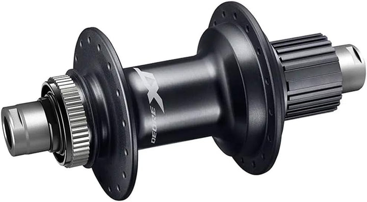 SHIMANO Deore XT HM8110 Hinterradnabe (32 Loch | 1 Sta142 Cl) Schwarz, Schwarz