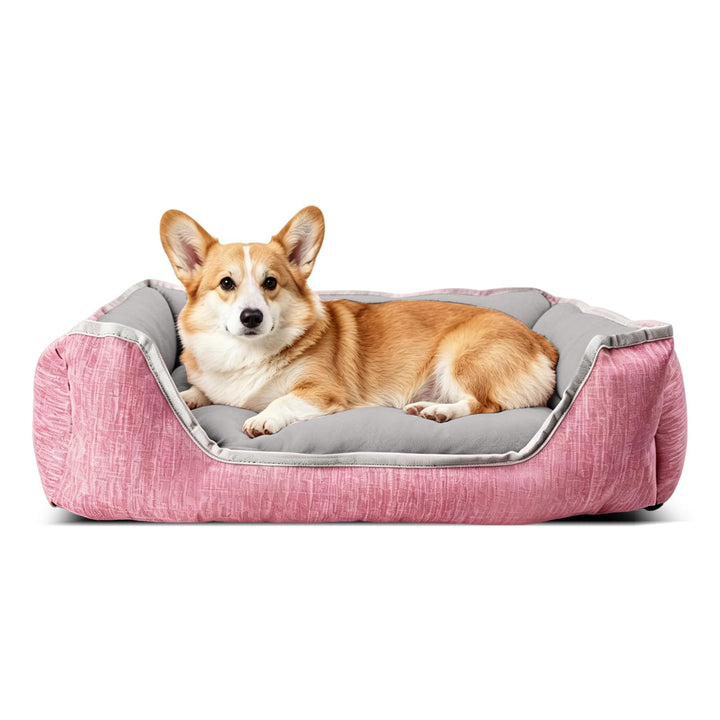 PETCUTE Hundebett Katzenbett Waschbar Orthopädisches Hundebetten Hundekissen Flauschig Katzenkorb fü