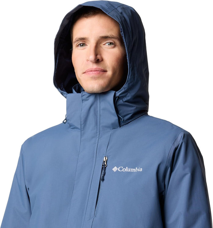 Columbia Herren 3 In 1 Jacke, Schwarz, L Element Blocker 3 Interchange Jacket L Dark Mountain, Eleme
