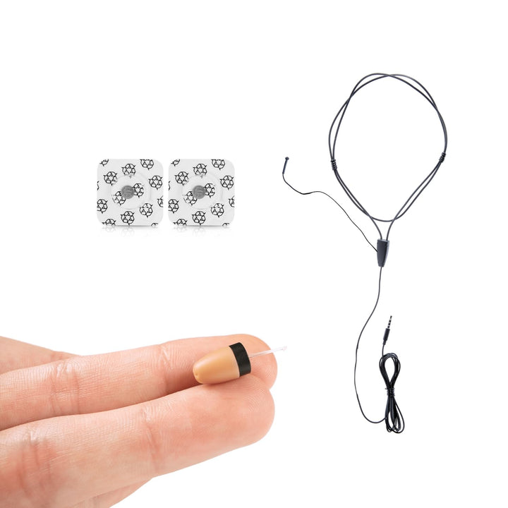 Spion Kopfhörer Kabellos VIP Pro Unsichtbare Kopfhörer mit Mikrofon Handy für Prüfung - Mini Spionag